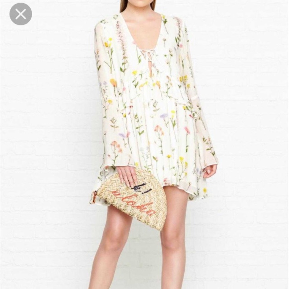 Wild Flower Print Dress